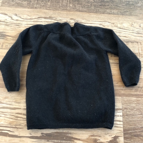 Douuod infant black Italian cashmere sweater 18 Mos - Picture 3 of 5